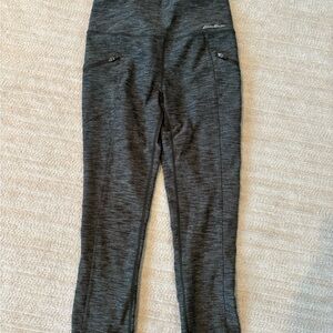 Eddie Bauer Dark Gray Women Leggings